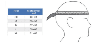 Hoofdomtrek meten voor je scooterhelm