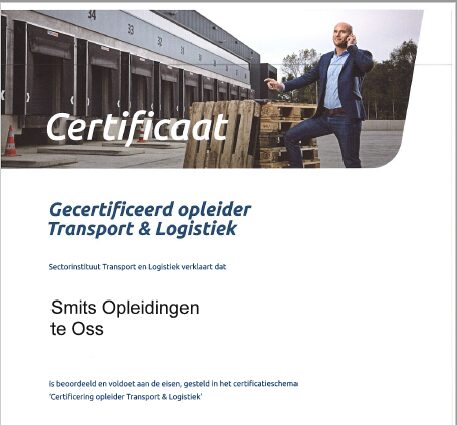 SOOB certificaat Smits Opleidingen