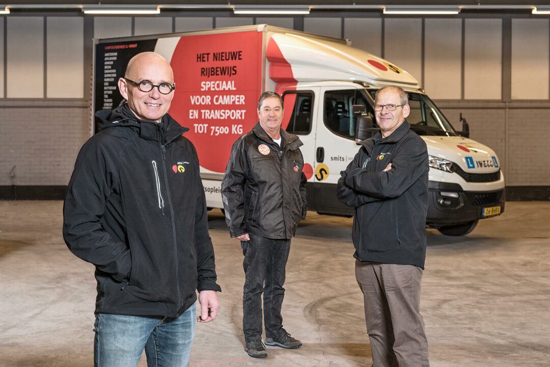 De camperinstructeurs van Smits Opleidingen